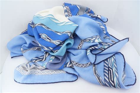 hermes robe du soir scarf 140|HERMES Cashmere Silk Robe Du Soir Shawl 140 White Vert .